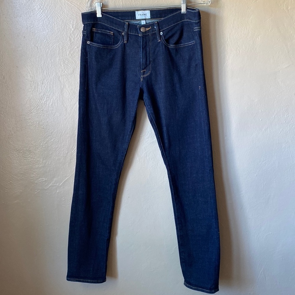 Frame Men’s Dark Wash Slim Jeans Size 33